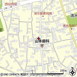 千葉県野田市清水599周辺の地図