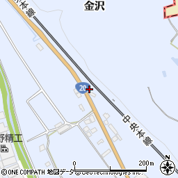 長野県茅野市金沢4452-1周辺の地図