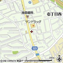 埼玉県上尾市小敷谷70周辺の地図
