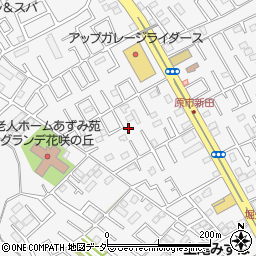 埼玉県上尾市原市21-7周辺の地図