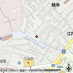 庚申塚第二公園周辺の地図