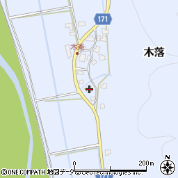 福井県大野市木落6周辺の地図