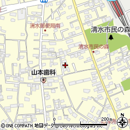千葉県野田市清水438-9周辺の地図