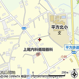 埼玉県上尾市平方3864周辺の地図