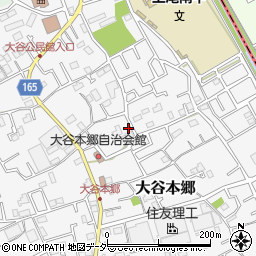 埼玉県上尾市大谷本郷800-1周辺の地図