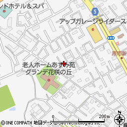 埼玉県上尾市原市240-2周辺の地図