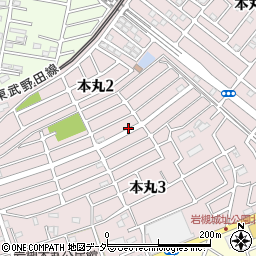 埼玉県さいたま市岩槻区本丸周辺の地図