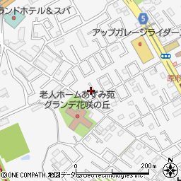 埼玉県上尾市原市240周辺の地図