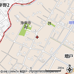 埼玉県春日部市増戸406周辺の地図