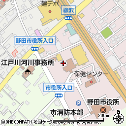 野田市社会福祉協議会ボランティアセンター周辺の地図