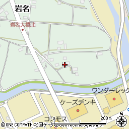 千葉県野田市岩名428-4周辺の地図