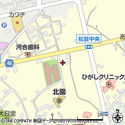 茨城県守谷市松並1602-1周辺の地図
