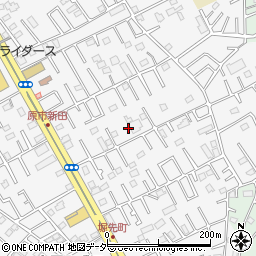 埼玉県上尾市原市4266周辺の地図