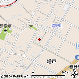 埼玉県春日部市増戸357周辺の地図