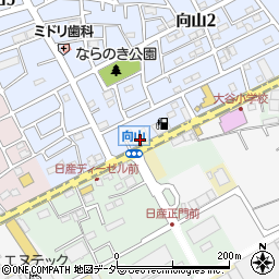 牛どん横浜家上尾店周辺の地図