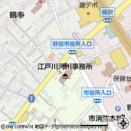 千葉県野田市宮崎133-17周辺の地図