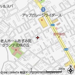 埼玉県上尾市原市21-15周辺の地図