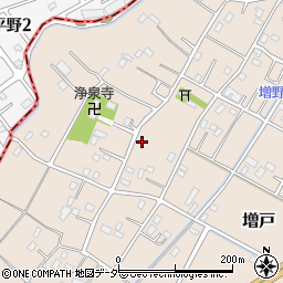 埼玉県春日部市増戸408周辺の地図