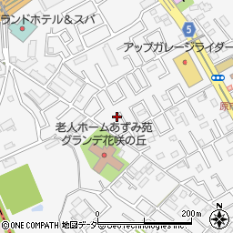 埼玉県上尾市原市240-9周辺の地図