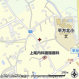 埼玉県上尾市平方3868-1周辺の地図