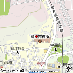 鯖江市職員組合周辺の地図