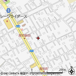 埼玉県上尾市原市4269-9周辺の地図