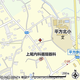埼玉県上尾市平方3867周辺の地図