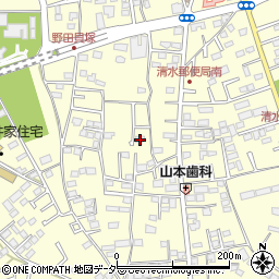 千葉県野田市清水579-2周辺の地図
