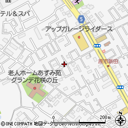 埼玉県上尾市原市243-15周辺の地図