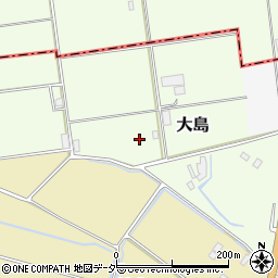 茨城県稲敷市大島周辺の地図