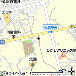茨城県守谷市松並1604-1周辺の地図