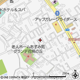 埼玉県上尾市原市243-17周辺の地図