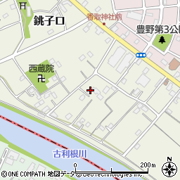 埼玉県春日部市銚子口652周辺の地図