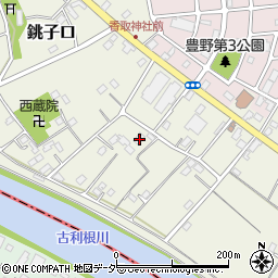 埼玉県春日部市銚子口651周辺の地図