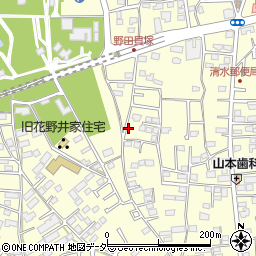 千葉県野田市清水571周辺の地図