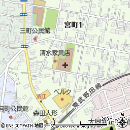 〒339-0065 埼玉県さいたま市岩槻区宮町の地図