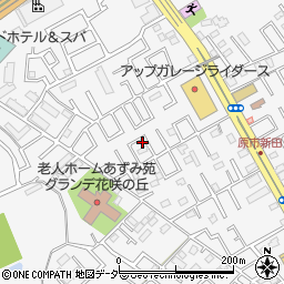 埼玉県上尾市原市243周辺の地図