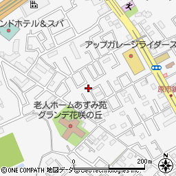 埼玉県上尾市原市243-33周辺の地図