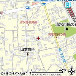 千葉県野田市清水438-3周辺の地図