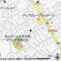 埼玉県上尾市原市243-13周辺の地図