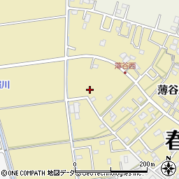 埼玉県春日部市薄谷257-3周辺の地図