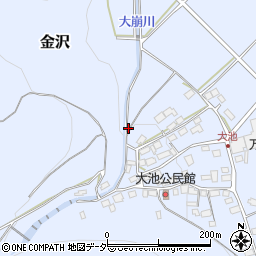 長野県茅野市金沢390周辺の地図