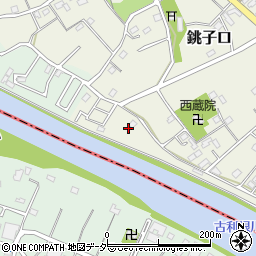 埼玉県春日部市銚子口598周辺の地図