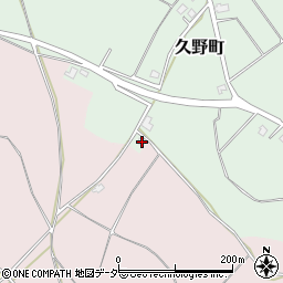 茨城県牛久市久野町354周辺の地図