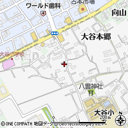 埼玉県上尾市大谷本郷651-1周辺の地図