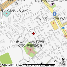 埼玉県上尾市原市241周辺の地図