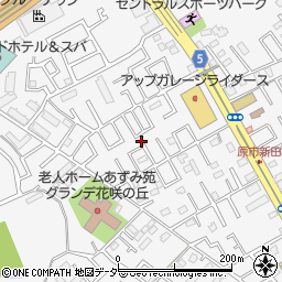 埼玉県上尾市原市243-28周辺の地図