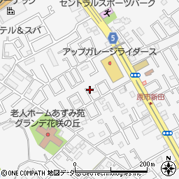 埼玉県上尾市原市243-6周辺の地図