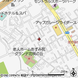 埼玉県上尾市原市244周辺の地図