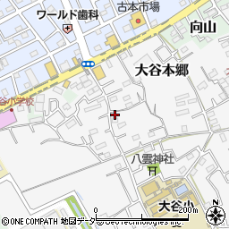 埼玉県上尾市大谷本郷650-3周辺の地図